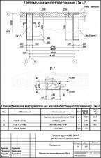 Перемычки желзобетонные Пж-2