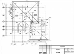 План кровли